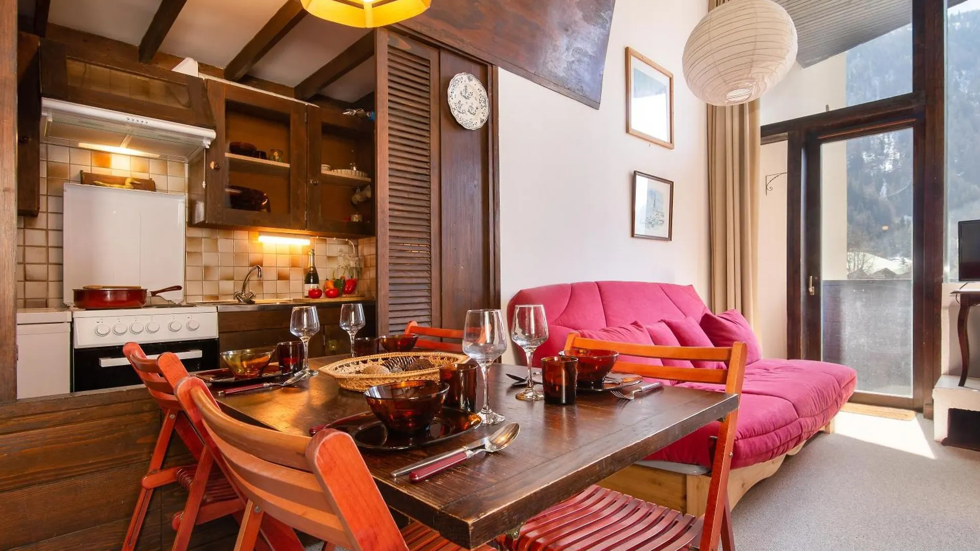Apartment Residence Grand Roc - Bruyeres 104 - Happy Rentals Chamonix France